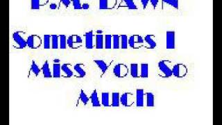 P.M.DAWN - Sometimes I miss you so much(Al.B Sure!-Nite & Day)