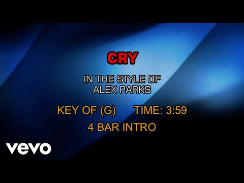 Alex Parks - Cry (Karaoke) - UCQHthJbbEt6osR39NsST13g