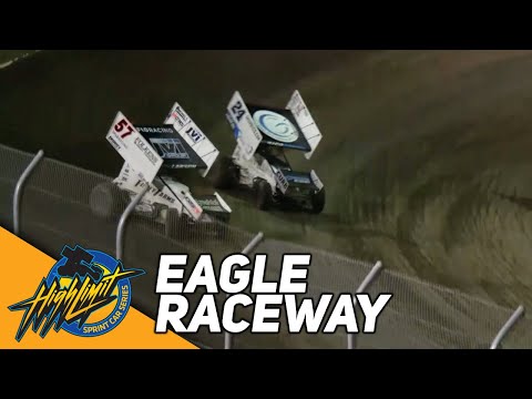 Rico vs. Kyle Larson For Eagle Return | High Limit Sprint Car Series at Eagle Raceway - dirt track racing video image