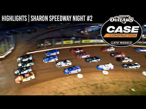 World of Outlaws CASE Late Models | Battle at the Border Sharon Speedway | May 26, 2023 | HIGHLIGHTS - dirt track racing video image