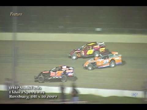 UMP Modifieds - Eldora Speedway, Rossburg, OH May 30, 2009 - dirt track racing video image