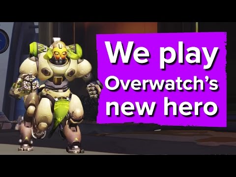 9 minutes of Overwatch Orisa Gameplay - We try out all of her abilities! - UCciKycgzURdymx-GRSY2_dA