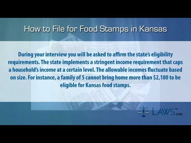 How to Apply for Food Stamps in Kansas