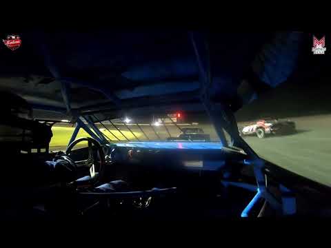 #8G Caleb Gibson - Pure Stock - 8-26-2023 Salina Highbanks Speedway - In Car Camera - dirt track racing video image