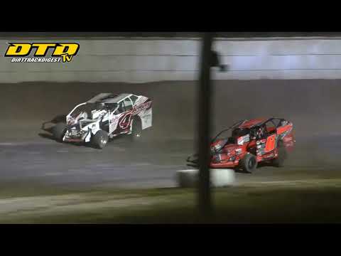 Ransomville Speedway | DIRTcar 358-Modified Feature Highlights | 7/15/22 - dirt track racing video image