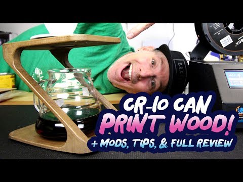 BEST 3D Printer? - Creality CR-10 Prints Wood, PLA, ABS, TPU - FULL REVIEW - UCwojJxGQ0SNeVV09mKlnonA