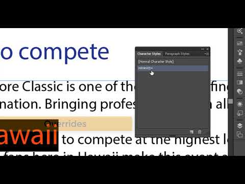 11 06. شرح للـ Paragrah و chracter Styles في برنامج الاليستريتور