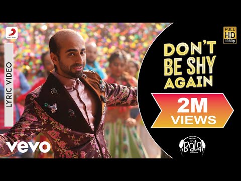 Don’t Be Shy Again Lyric Video - Aayushmann,Yami,Bhumi |Badshah,Shalmali, Rouge, Dr.Zeus - UC3MLnJtqc_phABBriLRhtgQ