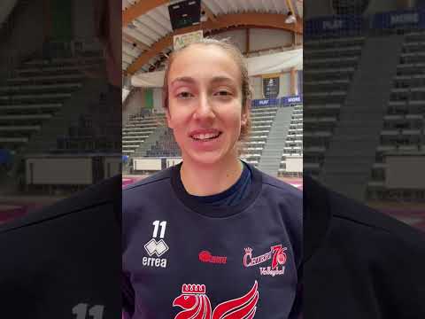 Stella Nervini prima della sfida con Conegliano