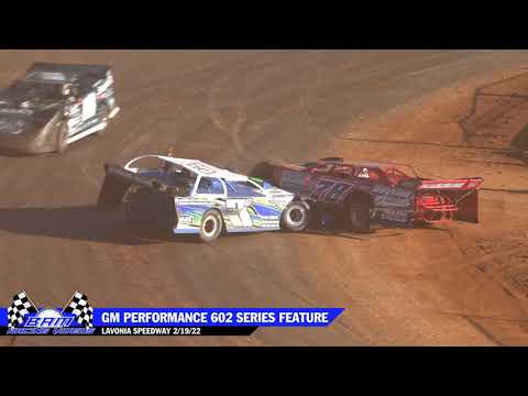 GM Performance 602 Series Feature - Lavonia Speedway 2/19/22 - dirt track racing video image