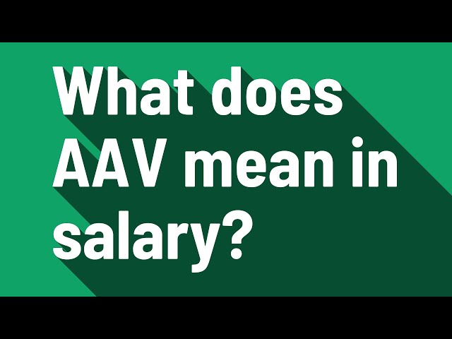 What Does Aav Mean in the NHL?