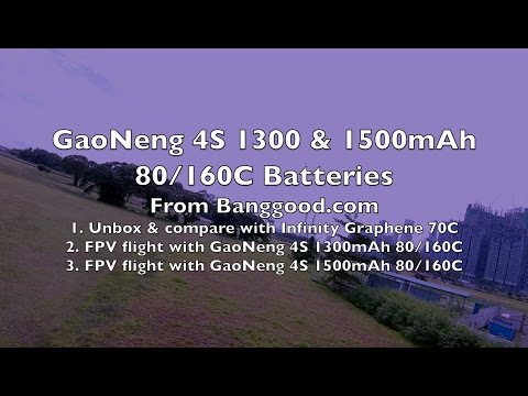 GaoNeng 4S 1300mAh & 1500mAh 80C/160C LiPo Battery - UCWgbhB7NaamgkTRSqmN3cnw