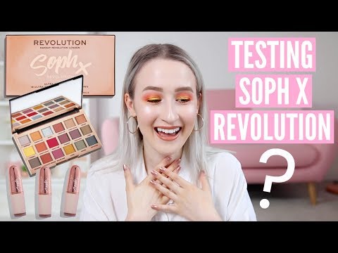 TESTING SOPH X REVOLUTION (Extra Spice Palette & Lipsticks) | Sophie Louise - UChelG_sYPLMv-HIBVGpO6DQ