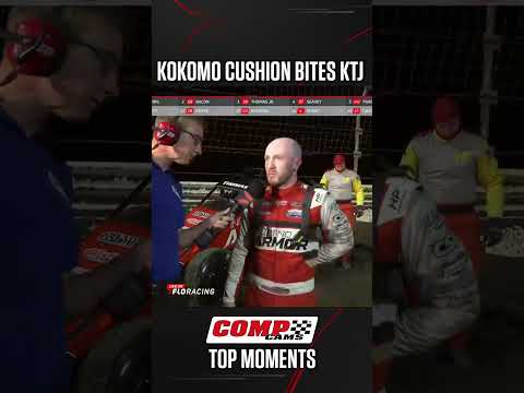 Kokomo Speedway Cushion Bites Kevin Thomas Jr #CompTopMoments - dirt track racing video image