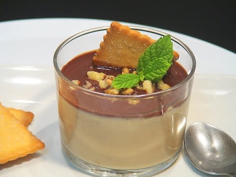 Crema fría de caramelo y galletas con salsa de chocolate y nueces - La Cocina de Loli Domínguez - UC5ONfXPjWgqElh0NZaRJ1tg