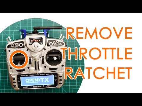 How to remove the throttle ratchet from a Taranis X9D - EASY FIX - UCBptTBYPtHsl-qDmVPS3lcQ