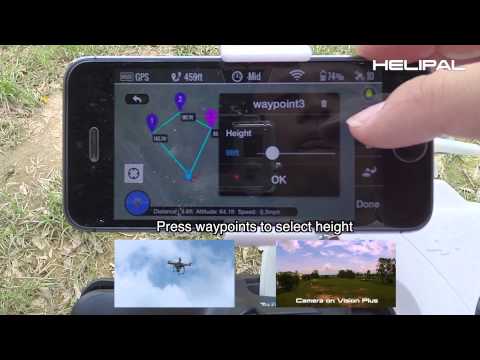 How to use the Waypoint Ground Station for DJI Phantom Vision Plus - HeliPal.com - UCGrIvupoLcFCW3CIKvfNfow