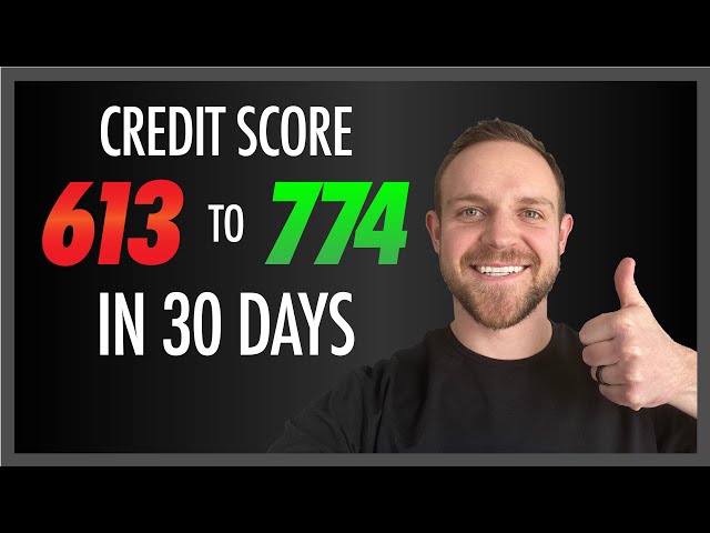 How to Improve Your Credit Score in 30 Days