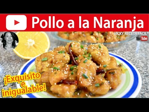 CÓMO HACER POLLO A LA NARANJA | ORANGE CHICKEN  Vicky Receta Facil - UCewhO42h_TIKZdntpI-v39g