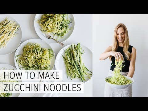 HOW TO MAKE ZUCCHINI NOODLES | 5 different ways - UCYidQwKhM3WTDKpT8pwfJzw