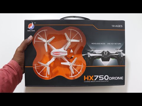 HX750 Drone Unboxing &amp; Testing – Cheapest RC Drone India – Chatpat toy tv - UCLW85h0n6VzUwrHk0so4bGw