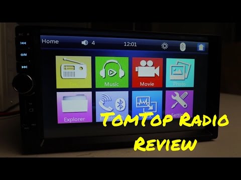 TomTop 7 inch Double Din Car Stereo Review - UCMKbYv-MCXxZlzEPlukCmNg