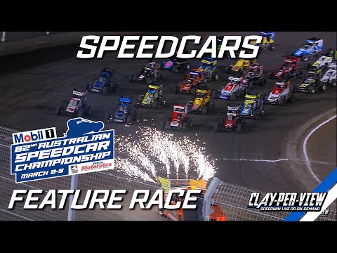 Speedcars | Australian Title 2023/24 - Perth Motorplex - 9th Mar 2024 | Clay-Per-View - dirt track racing video image