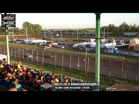 Kid's Night | Buena Vista Raceway | LIVE Look-In | 8-20-2025 - dirt track racing video image