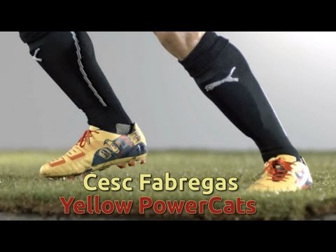 Cesc Fabregas Yellow Puma PowerCat Boots - UCs7sNio5rN3RvWuvKvc4Xtg