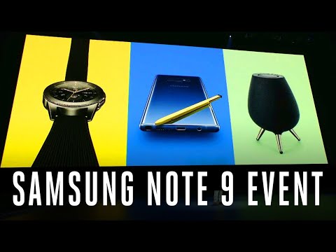 Samsung Galaxy Note 9 event in 11 minutes - UCddiUEpeqJcYeBxX1IVBKvQ