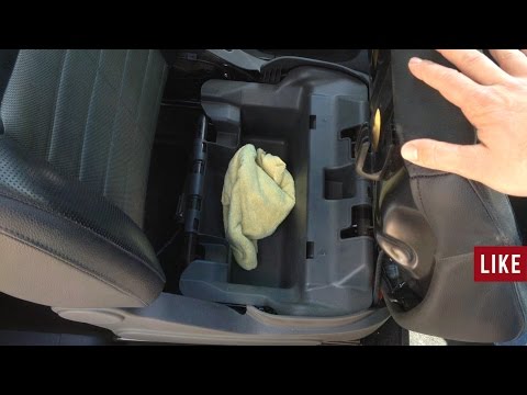Hidden compartments found on the Fiat 500x - Fiat 500 (500 X)