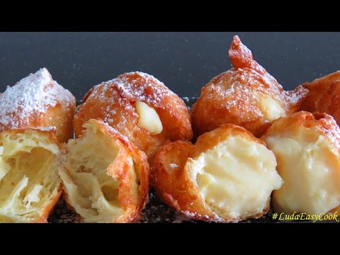 Французские ПОНЧИКИ из заварного теста - Homemade Beignets choux bánh Quảy tròn BÁNH Su KEM Chiên - UCwZ6TJuh2PsR83k5PkkQx4A