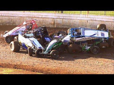 Wingless Sprints Summer Slam Parking Laang Speedway 2-1-2025 - dirt track racing video image