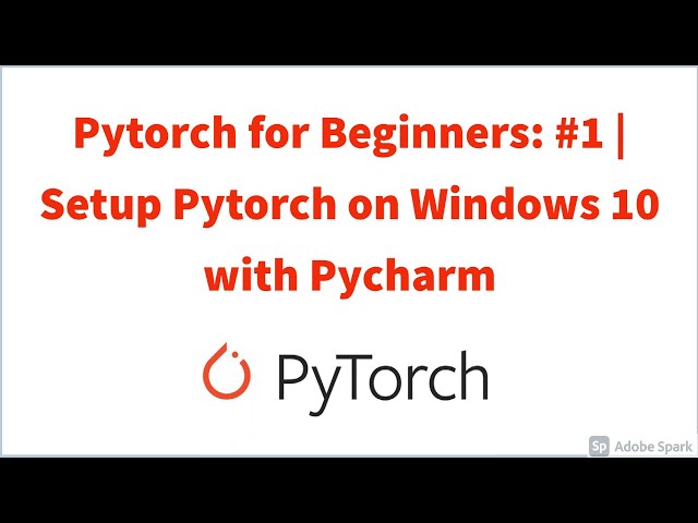 How to Import PyTorch in PyCharm
