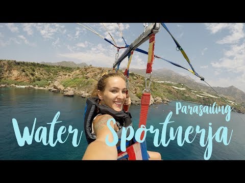 NERJA PARASAILING || Water sport | Gopro hero6 | Playa de Burriana