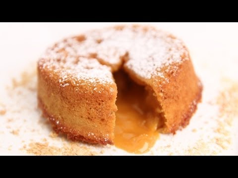 Molten Butterscotch Lava Cake Recipe - Laura Vitale - Laura in the Kitchen Episode 675 - UCNbngWUqL2eqRw12yAwcICg