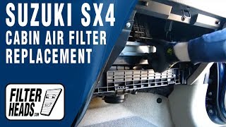 Sostituzione filtro aria Suzuki Sx4 da 2006