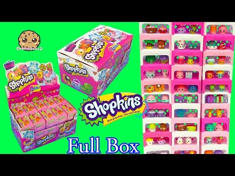 Shopkins Stack Challenge - Full Complete Season 4 Box of 30 Surprise Blind Bags - Cookieswirlc - UCelMeixAOTs2OQAAi9wU8-g
