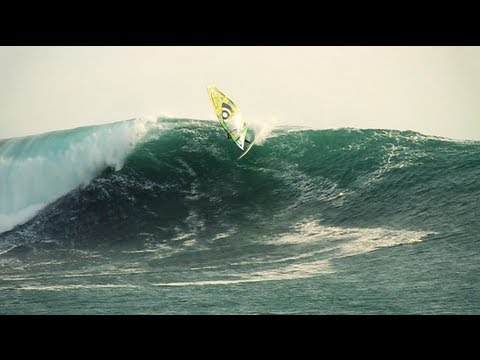 Windsurfing 20ft Waves in Chile - Jason Polakow and Robby Swift 2012 - UCblfuW_4rakIf2h6aqANefA