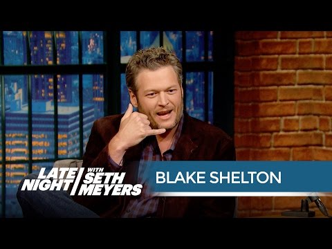 Blake Shelton: Christina Aguilera's Baby Cried When She Met Me - Late Night with Seth Meyers - UCVTyTA7-g9nopHeHbeuvpRA