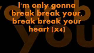Taio Cruz feat. ludacris - break your heart (lyrics)