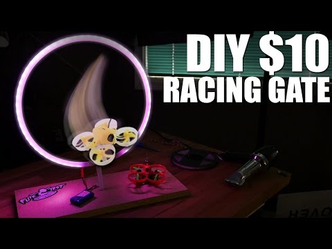 DIY $10 Drone Racing Gates | Flite Test - UC9zTuyWffK9ckEz1216noAw