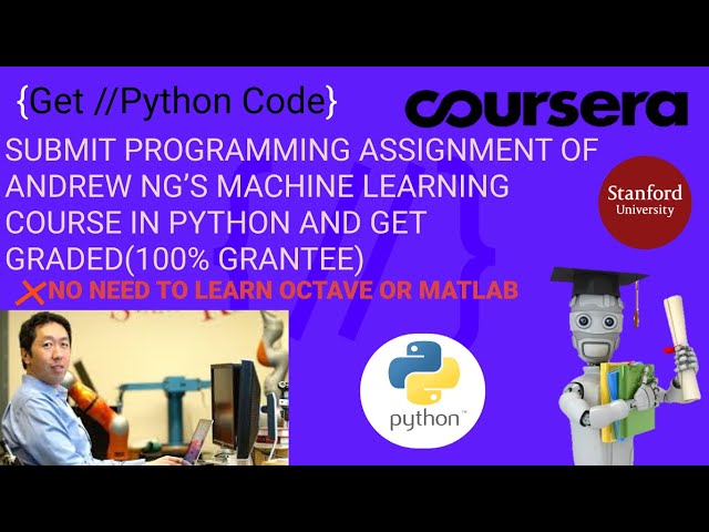 Andrew Ng’s Machine Learning Programming Assignments