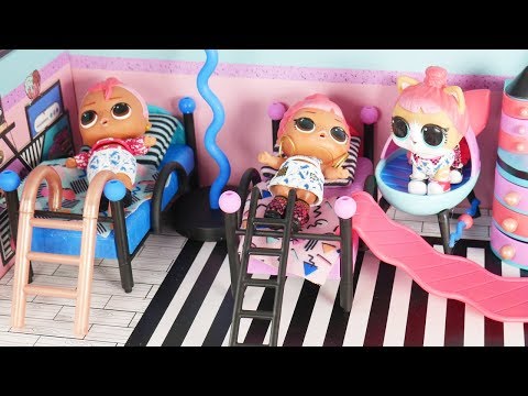 LOL Doll Family House Routine with New Barbie Dollhouse & Toys - UCcUYGJmWfnkIyE36wss_nAw