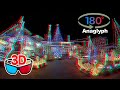 [3D video] 180 Anaglyph - Maze-like illumination  red-cyan  glasses