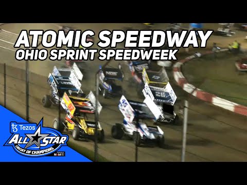 OH Speedweek Round #4 | Tezos All Star Sprints at Atomic Speedway - dirt track racing video image