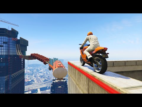 IMPOSSIBLE BIKE PARKOUR vs. SIDEMEN! (GTA 5 Funny Moments) - UCfLuMSIDmeWRYpuCQL0OJ6A