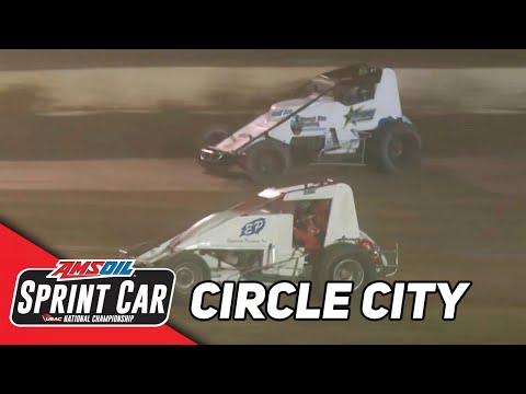 HIGHLIGHTS: USAC AMSOIL National Sprint Cars | Circle City Raceway | September 15, 2023 - dirt track racing video image
