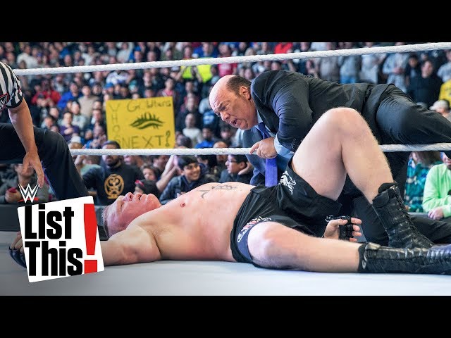 Who Defeated Brock Lesnar In Wwe?
