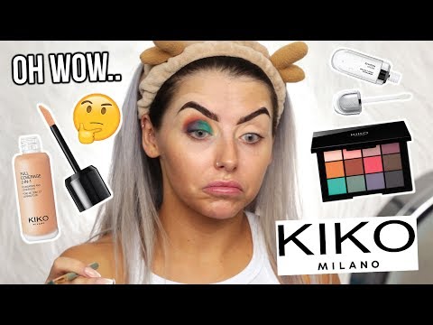 TESTING NEW KIKO MAKEUP! FULL FACE OF FIRST IMPRESSIONS REVIEW + TUTORIAL - UCeOYFSJpQT27y3V6faZNC2g